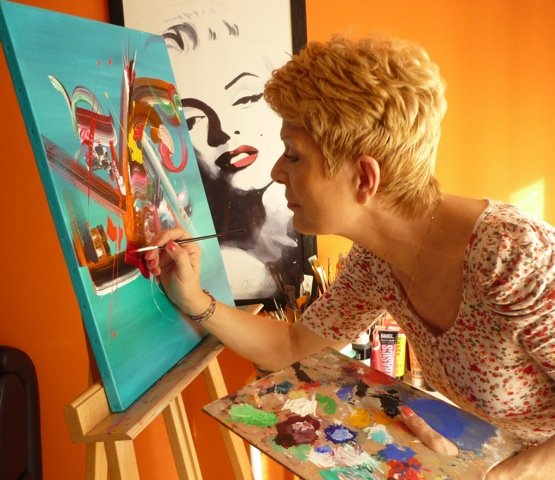 Martine Belfodil Artiste peintre abstrait